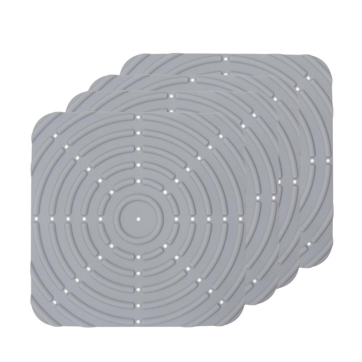 Premium Washable Silicone Chicken Nesting Box Bedding Mats - Grey 2pcs