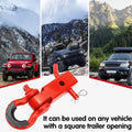 Premium Red Off Road Tow Hook Hitch Receiver Shackle