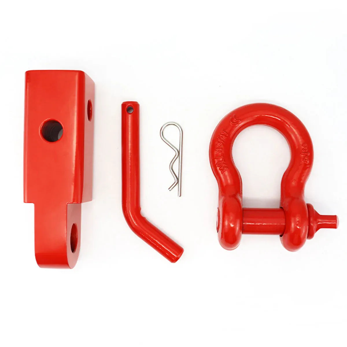 Premium Red Off Road Tow Hook Hitch Receiver Shackle