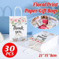 30pcs Printed Gift Bags Holiday Packaging Tote Gift Bags for Christmas Party - SuperSaverAU - view 1