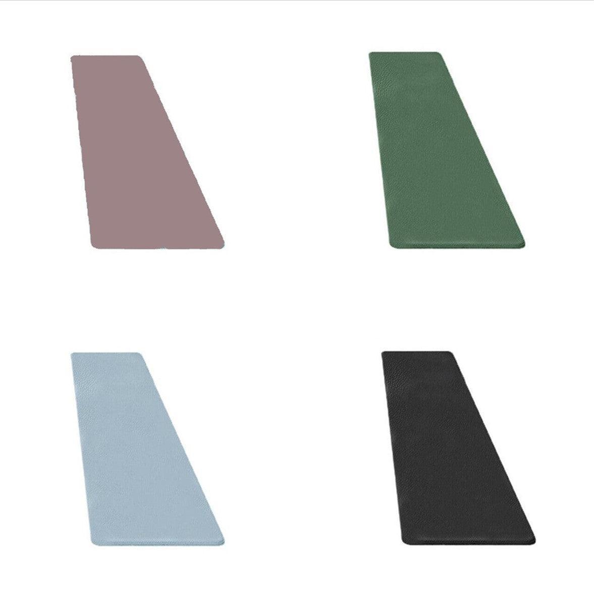 Eco-Friendly Non-Slip Waterproof Kitchen Mat 44x120cm - Green, Easy Clean