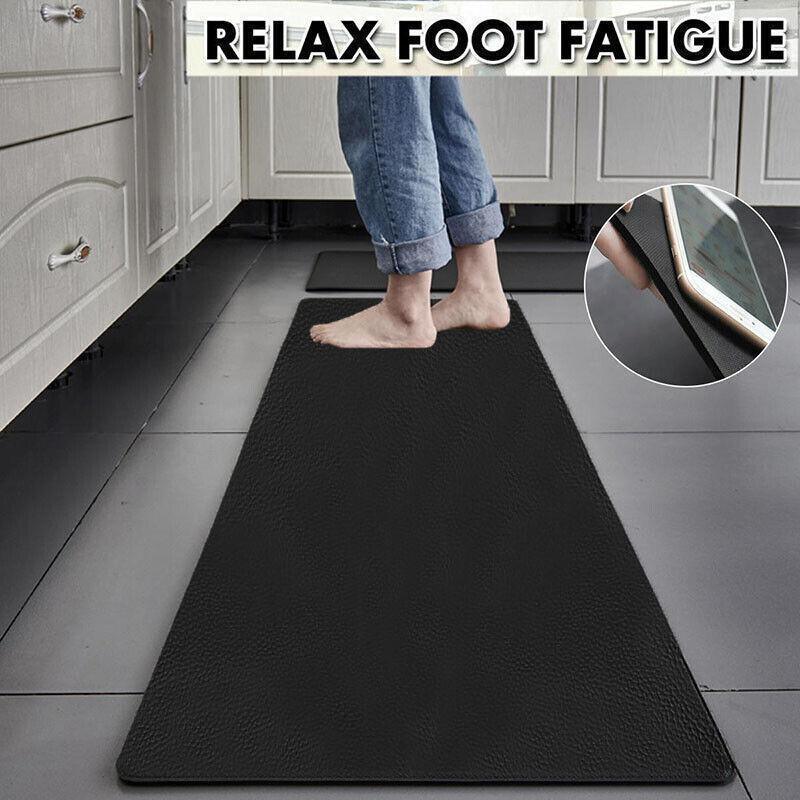 44x180cm Non-Slip Waterproof Kitchen Door Mat Floor Rug Carpet Anti-Oil Easy Clean - Green - SuperSaverAU - view 5