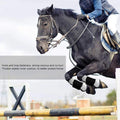 4pcs Show Jumping Horse Gaiters for Joint Protection - Brown, Large - SuperSaverAU - view 5