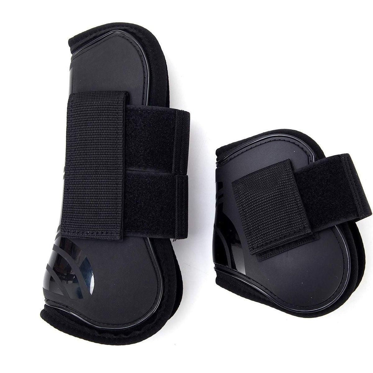 Premium Horse Leg Gaiters 4pcs for Joint Protection - Navy