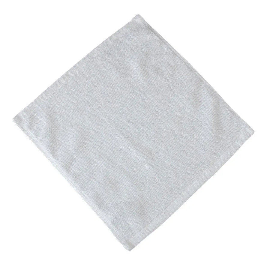 Premium Cotton Face Towels – White 32 x 32cm, 6 Pack