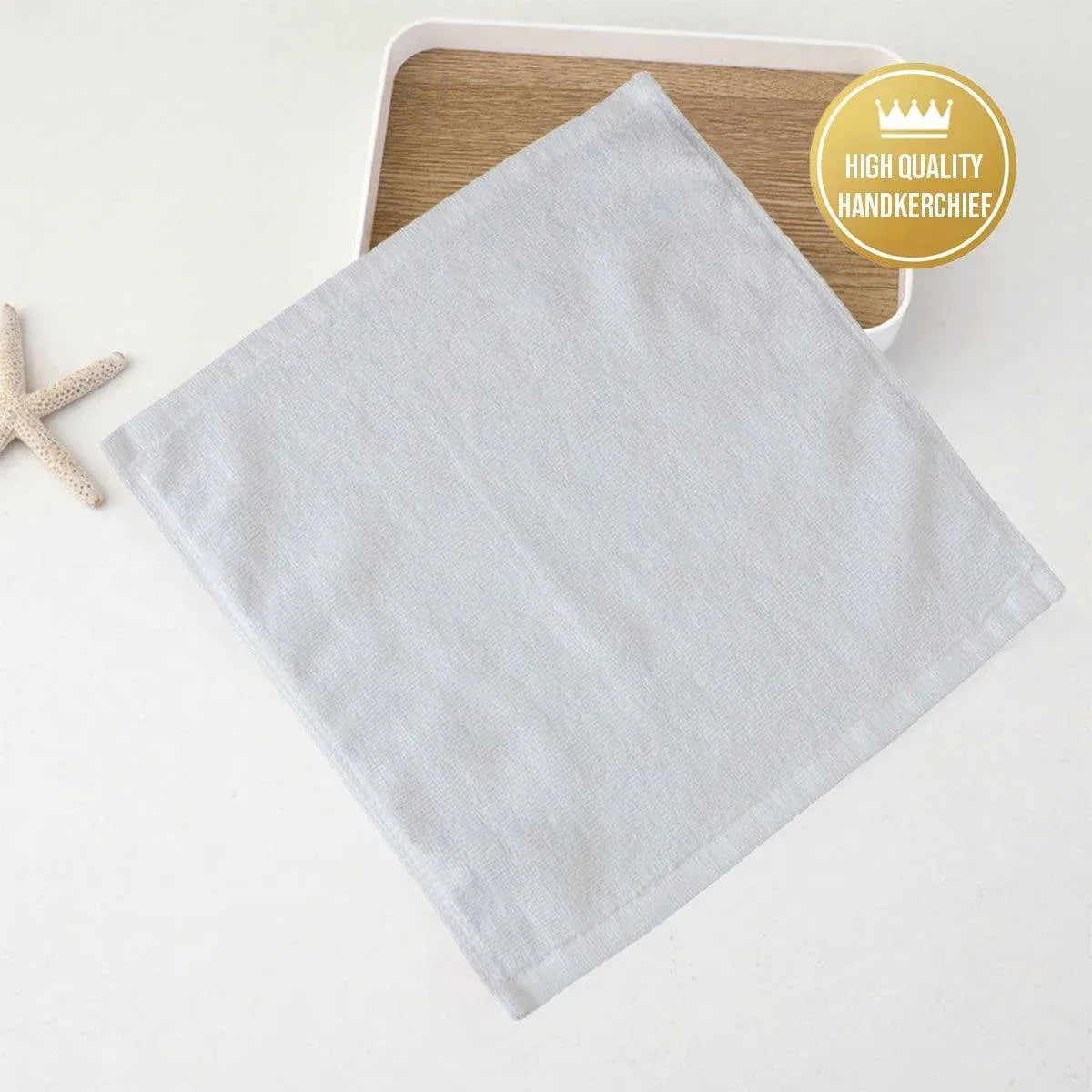Premium Cotton Face Towels – White 32 x 32cm, 6 Pack