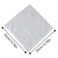 6PCS Cotton Face Towel White Soft Square 35x35cm for Hotel Beauty Salon KTV - SuperSaverAU - view 2
