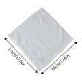 6PCS Cotton Face Towel White Soft Square 35x35cm for Hotel Beauty Salon KTV - SuperSaverAU - view 3