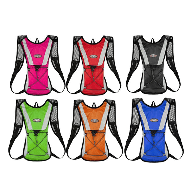 Premium 2L Hydration Pack Backpack Black with Water Bladder for Hiking Cycling