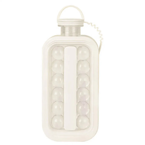 Premium Portable Ice Ball Bottle & Ice Cube Tray