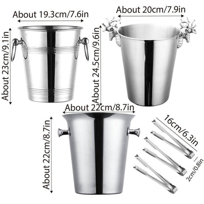 Stylish 5L Stainless Steel Ice Bucket - Ideal for Events