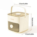 Portable Ice Cube Mould - 24-Cube Capacity, One-Touch Design, 6.69" x 6.69" x 5.51" - SuperSaverAU - view 2