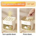 Portable Ice Cube Mould - 24-Cube Capacity, One-Touch Design, 6.69" x 6.69" x 5.51" - SuperSaverAU - view 3
