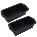 Premium Large Silicone Ice Block Trays – Black 2 Pack