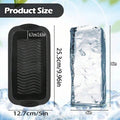 Premium Large Silicone Ice Block Trays – Black 2 Pack