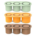 Premium Silicone Ice Cube Tray with Lid – Green for Tumblers
