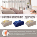 Premium Inflatable PVC Leg Pillow Wedge – Blue