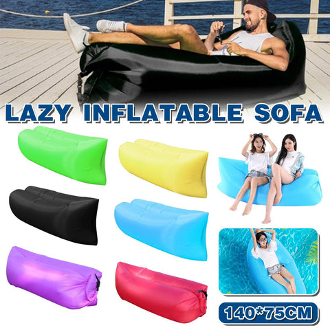 Premium Inflatable Air Sofa Bed - Green