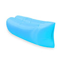 Fast Inflatable Lazy Lounge Air Sofa Bed Camping Beach Hangout Sleeping Bag - Yellow - SuperSaverAU - view 3