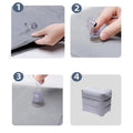 Premium Grey Inflatable Travel Foot Rest Air Pillow for Plane Car Office and Home