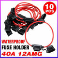 10-Pack 12V 40A Waterproof Blade Inline Fuse Holders - SuperSaverAU - view 1