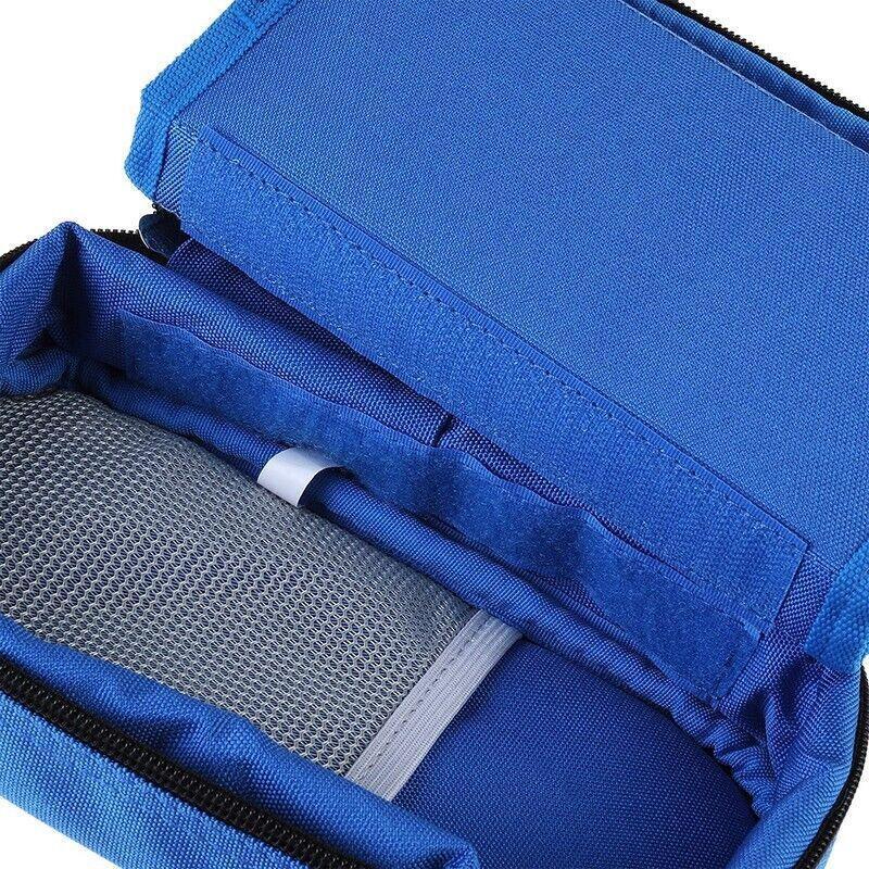 Premium Black Insulated Insulin Pen Cooler Travel Pouch with Organiser Pockets