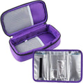 Premium Blue Insulated Insulin Pen Cooler Travel Pouch with Organiser Pockets