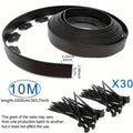 Premium L Shaped Garden Edging Strip – Green 10m with Ground Nails