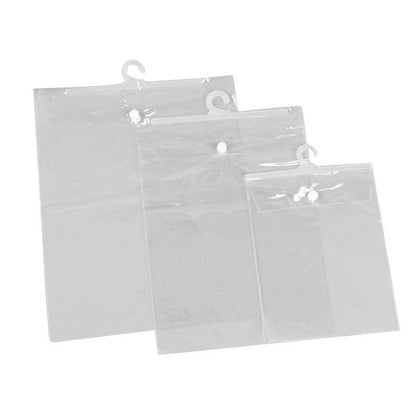 Clear Hanging Storage Bag - 100PCS Set (17CM x 22CM)