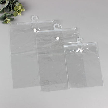 Clear Hanging Storage Bag - 100PCS Set (17CM x 22CM)