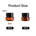 10x PET Plastic Cosmetic Bottles Refillable Travel Cream Containers 30ml - Double Layer - SuperSaverAU - view 3