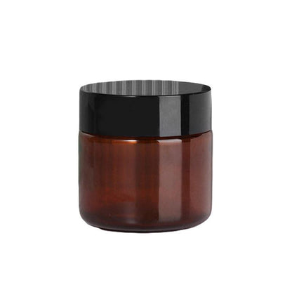 10pcs Brown PET Plastic Frosted Wide Mouth Bottles - 120ml