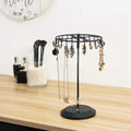 Iron Jewellery Rack Rotating Necklace Display - Black - SuperSaverAU - view 5