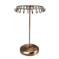 Iron Jewellery Rack Rotating Necklace Display - Black - SuperSaverAU - view 6