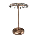 Premium Bronze Rotating Iron Jewellery Display Stand