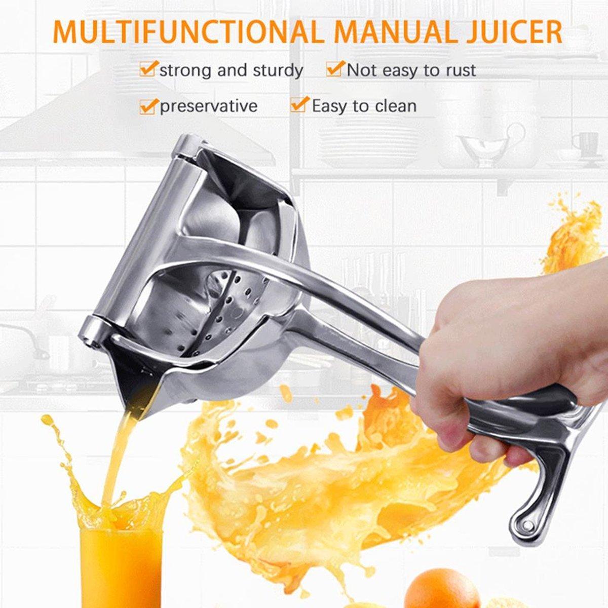 Premium Aluminium Alloy Manual Juicer – with Removable Liner