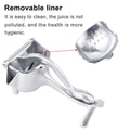 Premium Aluminium Alloy Manual Juicer – with Removable Liner
