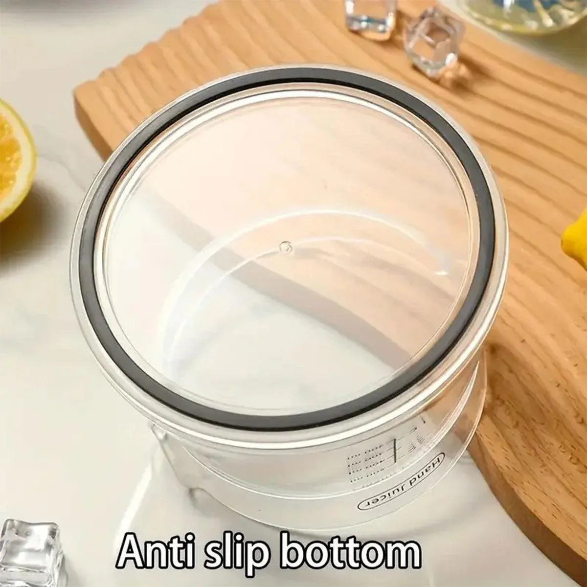 Premium Manual Citrus Juicer – White 500ml with Measuring Cup
