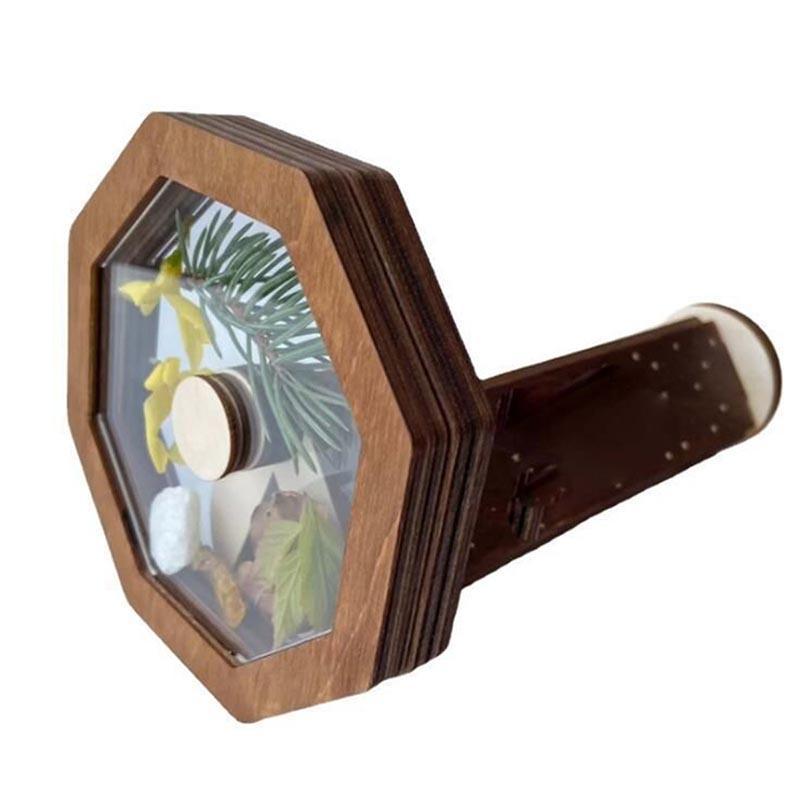 DIY Wooden Kaleidoscope Kit for Children - Craft Toy Gift