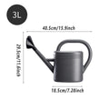 Premium 3L Retro Long Spout Watering Can – Grey