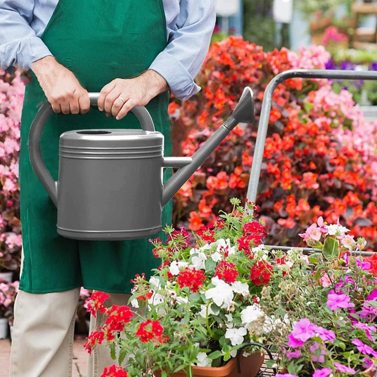 Premium 3L Retro Long Spout Watering Can – Grey
