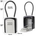 Combination Key Lock Box for Home Security - Portable Black Storage - SuperSaverAU - view 3