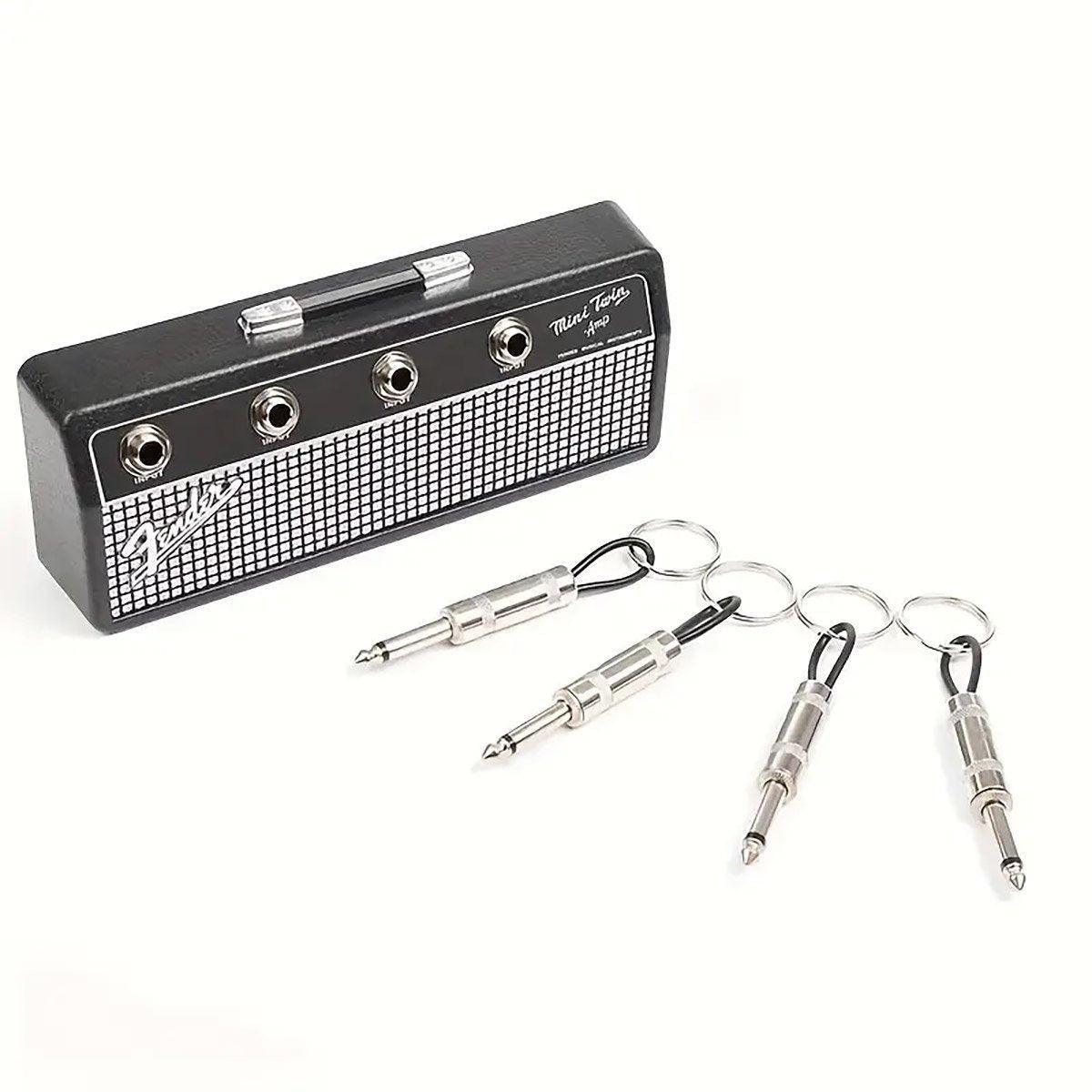 Guitar Key Holder Wall Organizer with Guitar Plug Keychains - SuperSaverAU - view 2