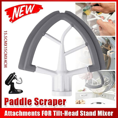 Premium Flex Edge Beater Paddle Scraper for KitchenAid Tilt Head Mixer