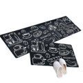 45x180cm Kitchen Mat Non-Slip Waterproof Pvc Floor Rug Carpet Anti-Oil Easy Clean - Leaf - SuperSaverAU - view 4