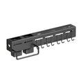 Premium Black 40cm Wall Mounted Carbon Steel Kitchen Utensil Rack