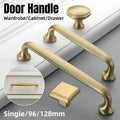 Nordic Gold Cabinet Handle - Solid Copper, Square, 31mm, Anti-Rust Finish - SuperSaverAU - view 1