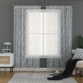 Premium Lace Curtain Panel – White 145 x 150cm