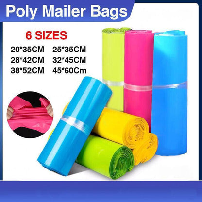 Self-Sealing Poly Mailer Bags - Blue - 38x52CM