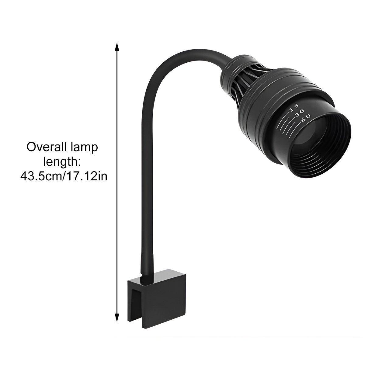 Fish Tank Clamp Light 16.8W Adjustable Focus for Aquarium Landscape Lighting